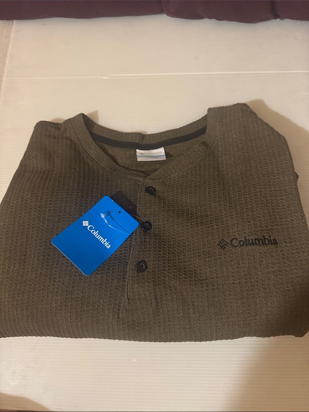 Columbia Pine Peak Waffle Henley Shirt